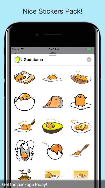 Gudetama Egg Animated Stickers