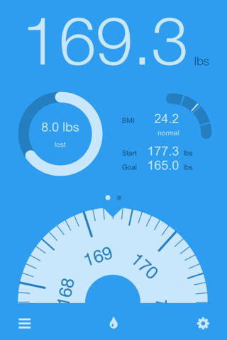 Track weight with DailyWeight - náhled