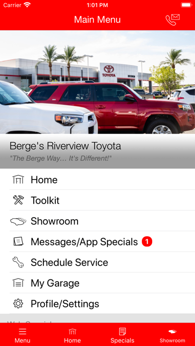Berge Toyota MLink screenshot 4