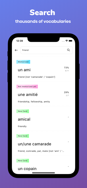 Memorize: Learn French Words(圖4)-速報App