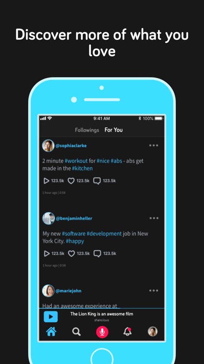 Amplivoice: Voice Social Media screenshot-4