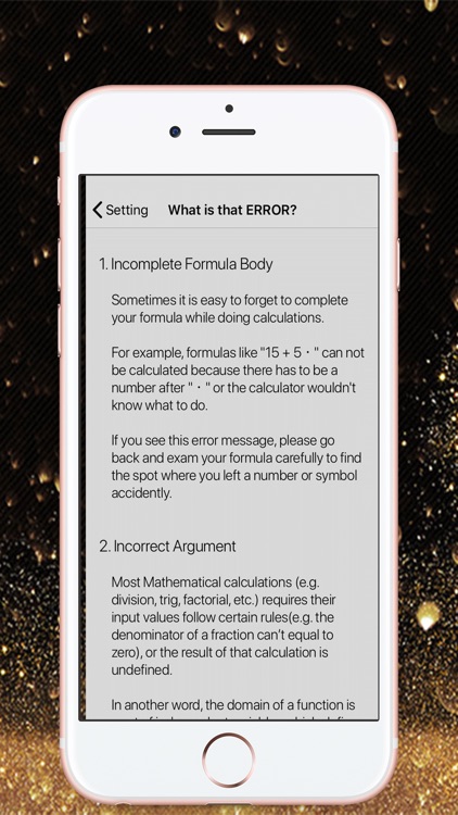 Precision calculator