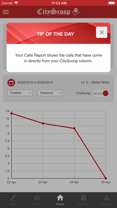 How to cancel & delete CityScoop from iphone & ipad 2
