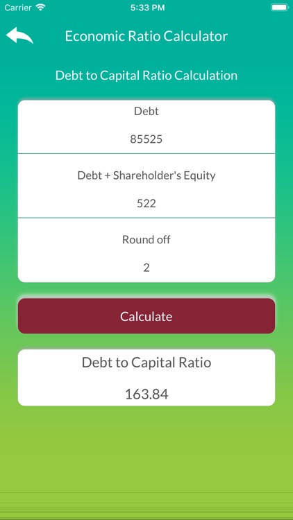 Economic Ratio Calculator screenshot-4