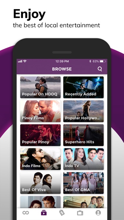 HOOQ - Movies, TV Shows & News
