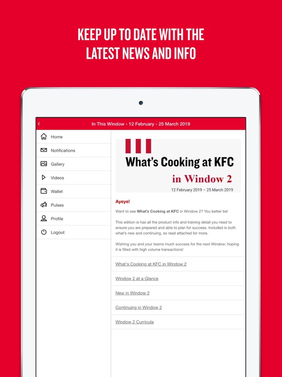 iPad Image of myHUB