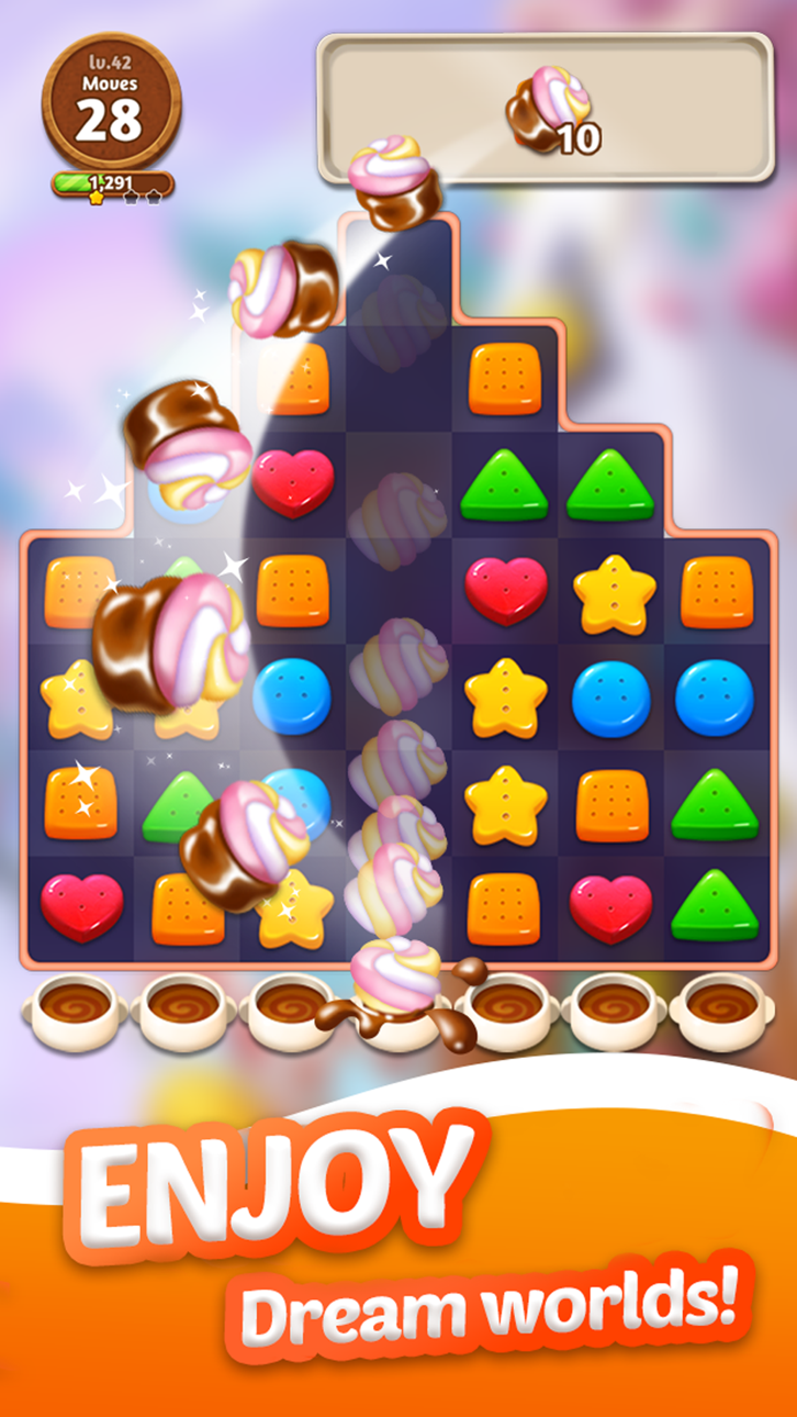 Cookie Crunch: Link Match Hack screenshot 1 - iOS game interface