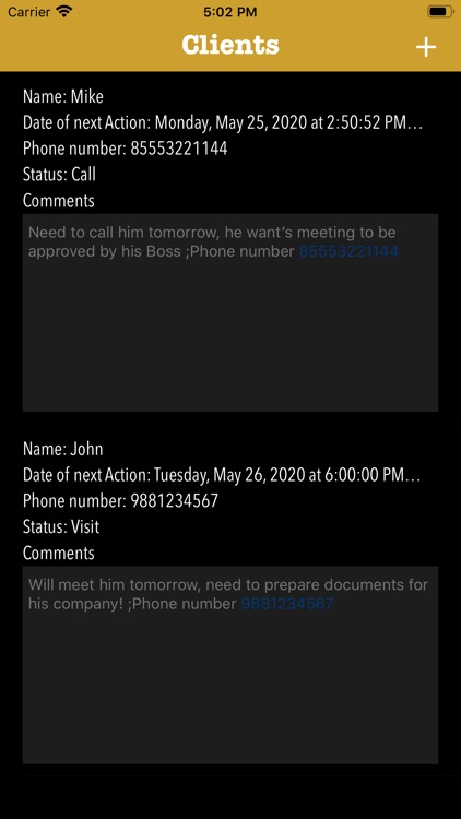 CRM - your pocket Manager