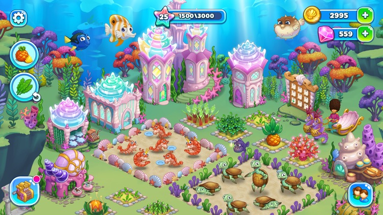 Aquarium Farm: mermaid story