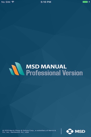 MSD Manual Professional - náhled