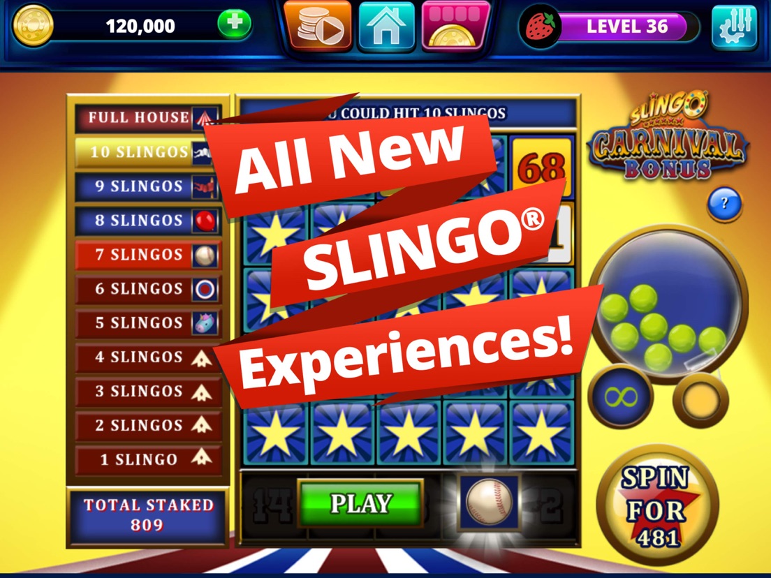 Slingo Arcade Slots & Bingo App voor iPhone, iPad en iPod touch