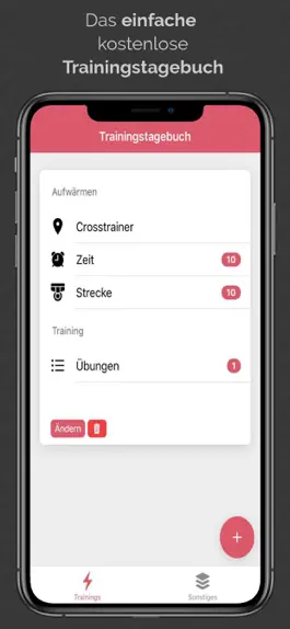 Game screenshot Einfaches Trainingstagebuch mod apk