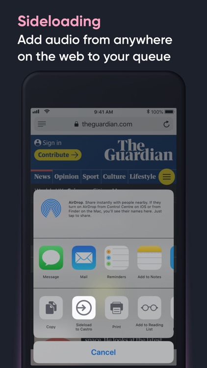 Castro Podcast Player screenshot-6