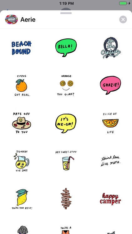 Aerie Stickers