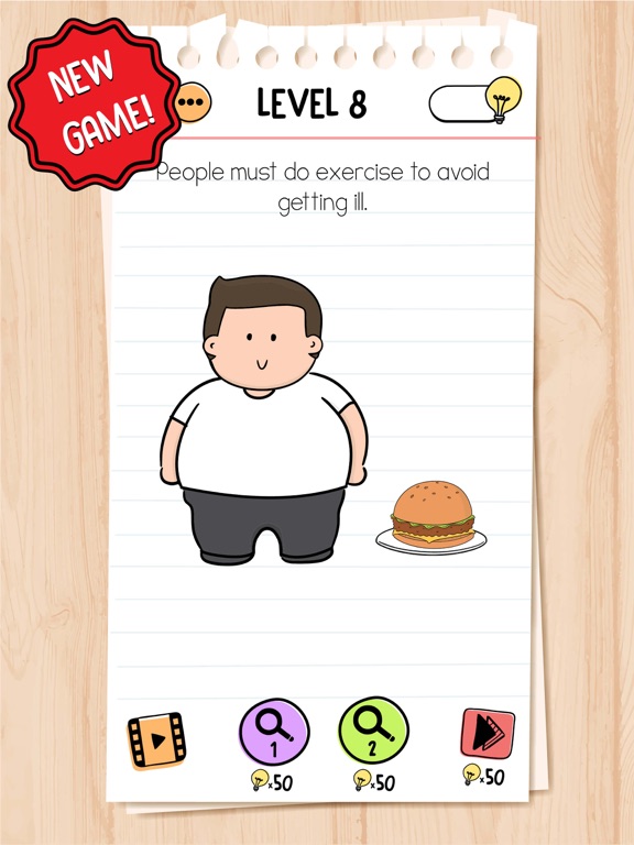 Brain Test 4: Tricky Friends - Level 148: What's On My Mind? 4 Solution •  Game Solver