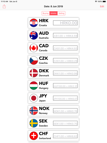 Croatian Exchange Rates screenshot 3