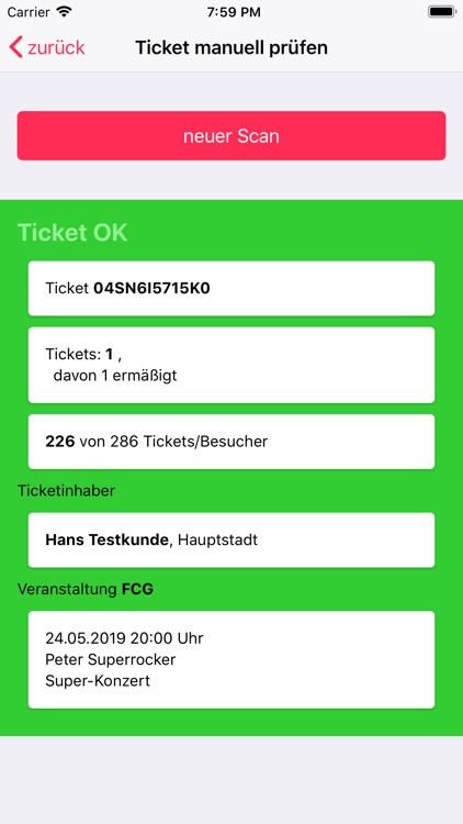 Scanner Termine-und-Tickets