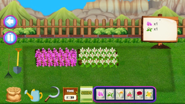 Flower Garden Decorator Game