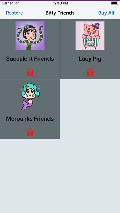 How to cancel & delete Bitty Friends Stickers from iphone & ipad 2