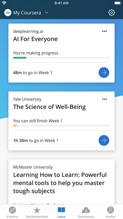 Coursera: Learn new skills