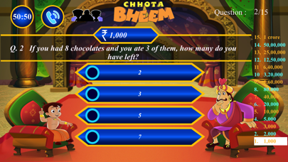 How to cancel & delete Quiz Like KBC with Bheem from iphone & ipad 2