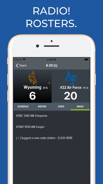 Wyoming Football Schedules