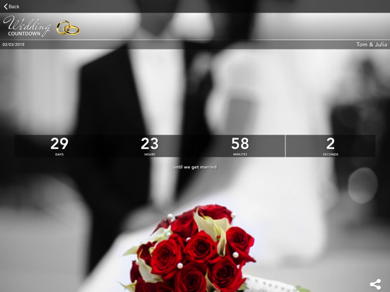 Wedding Countdown Planner screenshot 2