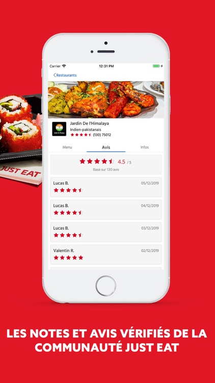 Just Eat FR - Livraison Repas screenshot-4