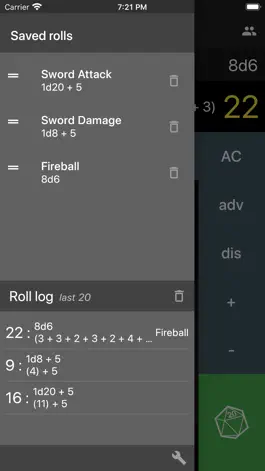 Game screenshot Group RPG Dice Roller apk