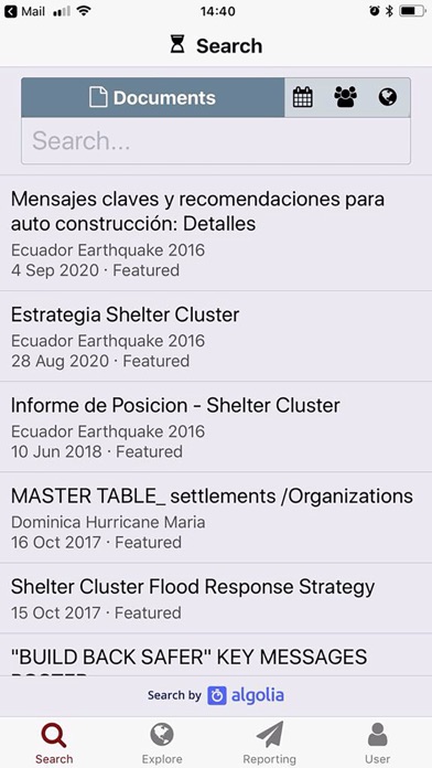 Shelter Cluster screenshot 4