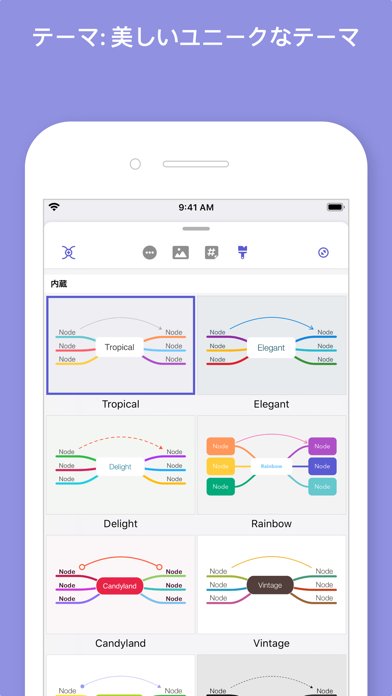 MindNode – Mind Mapのスクリーンショット9 MindNode – Mind Mapのスクリーンショット9