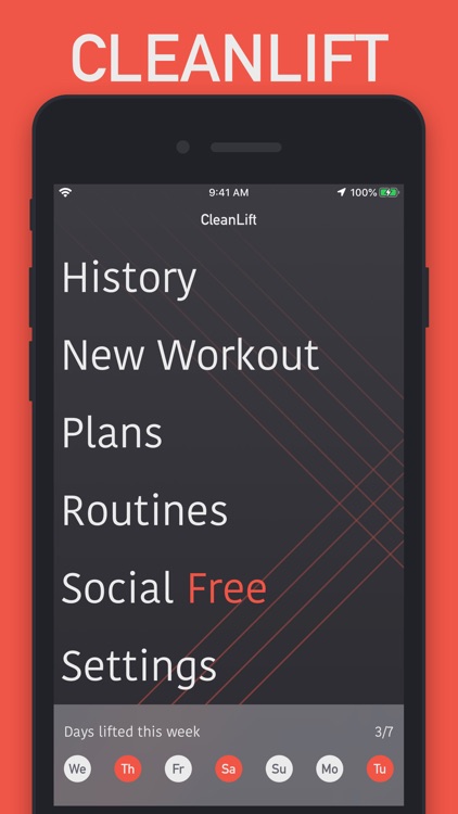 CleanLift - Weight Training screenshot-0