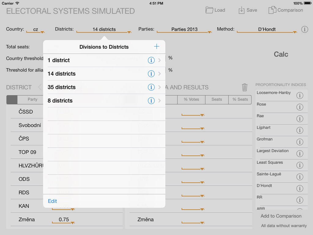 Electoral Systems Simulated screenshot 3