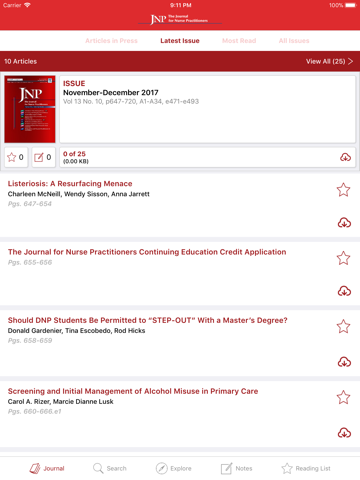 JNP: The Journal for NPs screenshot 2