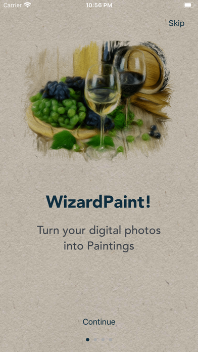 How to cancel & delete Wizard Paint from iphone & ipad 1