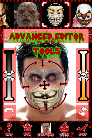 Scary face maker & swap editor - náhled