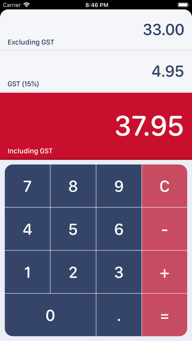 NZ GST Calculator screenshot 3