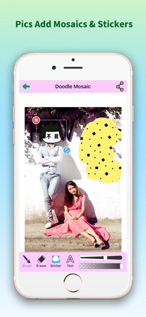 塗鴉貼紙相機-圖片編輯加表情文字(圖1)-速報App