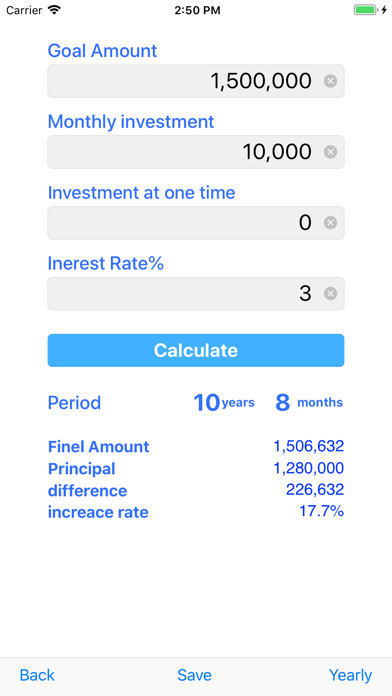 How to cancel & delete Compound  calculation from iphone & ipad 3