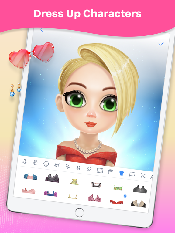 iPad Image of Character Creator - iDolly