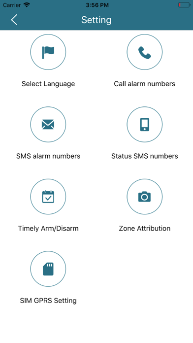 WIFI GPRS GSM IP alarm system screenshot 3