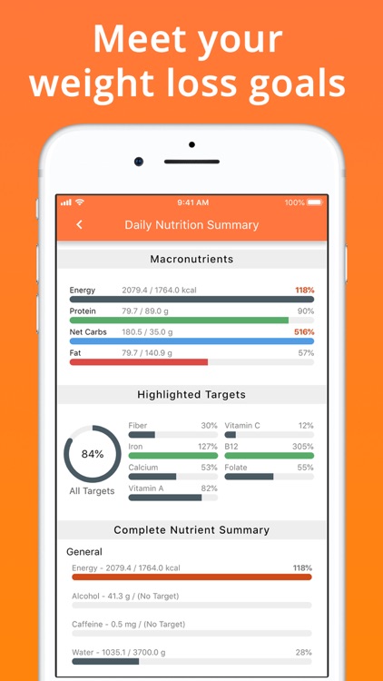 Cron-o-Meter Nutrition Tracker screenshot-3