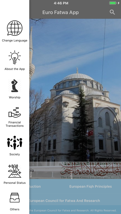 Euro Fatwa App screenshot 2