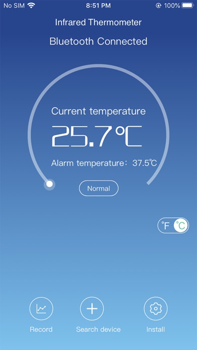 Btutu thermometer screenshot 3