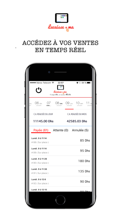 How to cancel & delete Lacaisse.ma - Analyse ventes from iphone & ipad 3