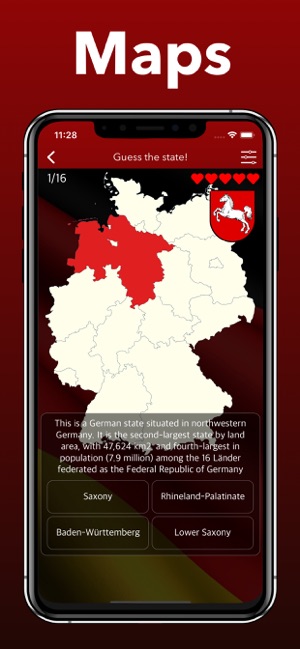 German States: Geography Quiz(圖7)-速報App