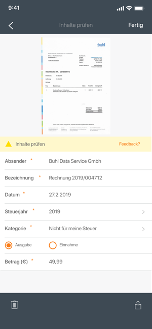 WISO steuer:Scan - Belege App(圖4)-速報App