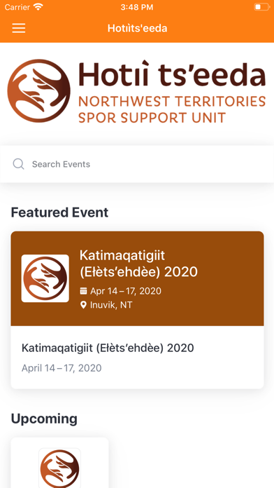Hotıì ts'eeda Events screenshot 2