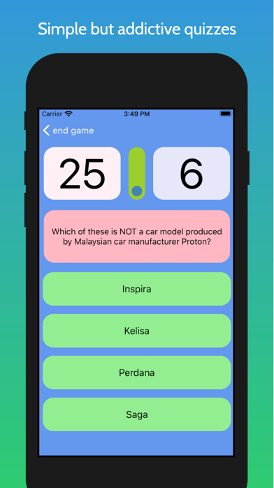 Screenshot #1 pour Quizheap Mobile