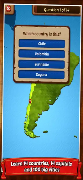 Game screenshot GeoFlight South America Pro apk